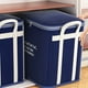 thumbnail image 4 of Bolsa de Almacenamiento Resistente 24x19,7 pulgadas | Asas reforzadas, doble cremallera | Organizador de ropa extra grande, ahorro de espacio, plegable, para mudanzas y viajes, polipropileno, 4 of 8