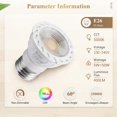 thumbnail image 2 of czcpp-ProOE PAR16 LED Bulbs, 98 CRI, 5W (50W Equivalent), 5000K Daylight White, 400lm, Non-Dimmable, Narrow Flood Beam E26 Base for Kitchen Track Lighting, 2-Pack, 2 of 4