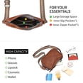 thumbnail image 5 of GAEKEAO Women's Shoulder Bag, Medium Handbag, Women's Leather Crossbody Bags with Adjustable Coloured Strap, 5 of 7