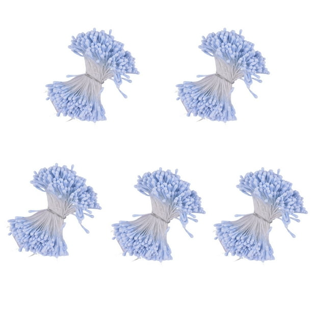 Inteprter 5X flor seca planta falsa decoración de boda accesorios para el hogar DIY elegante hermoso jardín flores artificiales Artesanía Cielo azul Inteprter HA084450-02