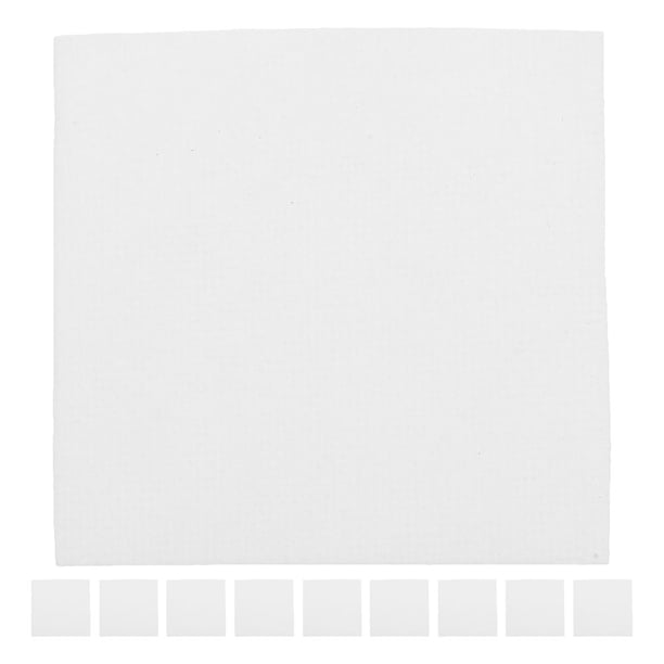 20 láminas de junta de fibra cerámica para horno microondas, papel aislante ignífugo para manualidades, junta de fibra cerámica cuadrada