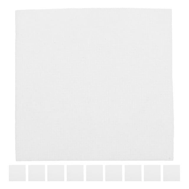 Hojas de juntas de fibra cerámica de 20 piezas para horno microondas, papel aislante ignífugo para manualidades Diy, junta de fibra cerámica de forma cuadrada