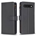 thumbnail image 2 of Compatible with Google Pixel 7 Premium PU Leather Wallet Case with 9 Card Slots Zipper Pocket and Hand Strap, 2 of 5