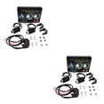 thumbnail image 2 of Sidaley Faro de coche, motocicleta, impermeable, foco LED, Mini lámpara de luz, camiones, SUV, accesorios universales, 2 luces/1 interruptor 2 luces/1 interruptor 2piezas, 2 of 6