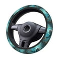 thumbnail image 2 of Balery Realistic Ocean Shark Fundas elásticas antideslizantes para volante, funda protectora universal para hombre y mujer, 15 pulgadas, accesorios para coche., 2 of 6