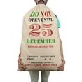 thumbnail image 4 of Printtoo Pack Of 2 Pcs Xmas Presents Storage Bags Large Santa Gift Sack With Drawstring Christmas Party Favor 27x20 Inch, 4 of 9