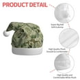 thumbnail image 4 of Balery Tropical Plants Green Pattern Santa Hat Christmas Hat Funny Christmas Hat Christmas Knitted Beanie Hat For Men Women Adult, 4 of 6