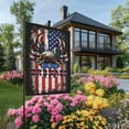 thumbnail image 4 of JoyMoreHome 4th of July Decorations Outdoor: 12x18 American Flag Welcome Garden Flag, Double-sided USA Memorial Day Independence Celebration Decor for Front Yard Lawn Patio Outside, 4 of 6