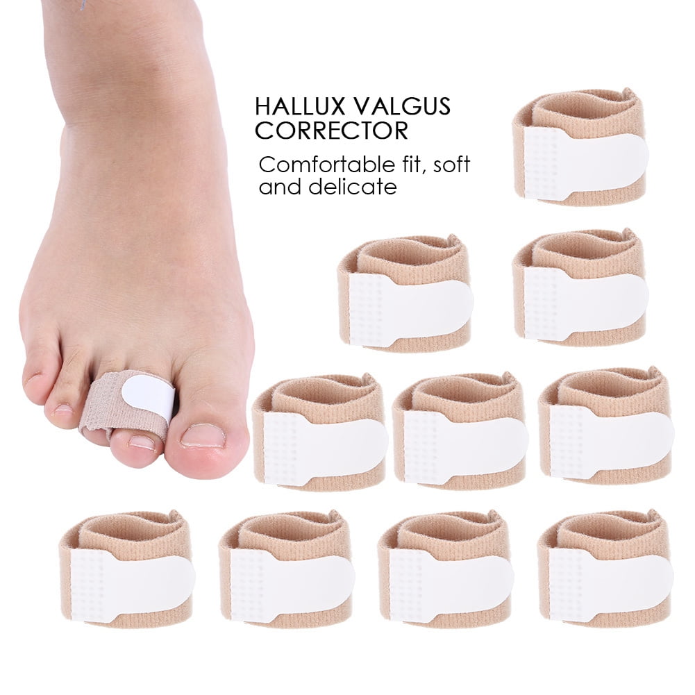 Mgaxyff 10pcs Hallux Valgus Corrector Thumb Toes Separator Bunion Adjuster Orthopedic Braces,Hallux Valgus Corrector, Orthopedic Braces