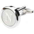 thumbnail image 3 of Cufflinks for Men Shirt Personalized Initials Alphabet A-Z, 3 of 6
