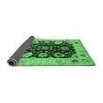 thumbnail image 2 of Ahgly Company Indoor Rectangle Oriental Emerald Green Industrial Area Rugs, 2' x 5', 2 of 4