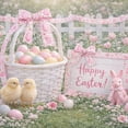 thumbnail image 6 of AYktou Spring Ribbons - Easter Bunny Carrot Easter Egg Pattern Ribbons, 2.5×180 Inch Gift Wrapping DIY Ribbon Bows Wreath Decor Floral Arrangements Bouquet Ribbon Party Decorative Bow Ribbon, 6 of 6