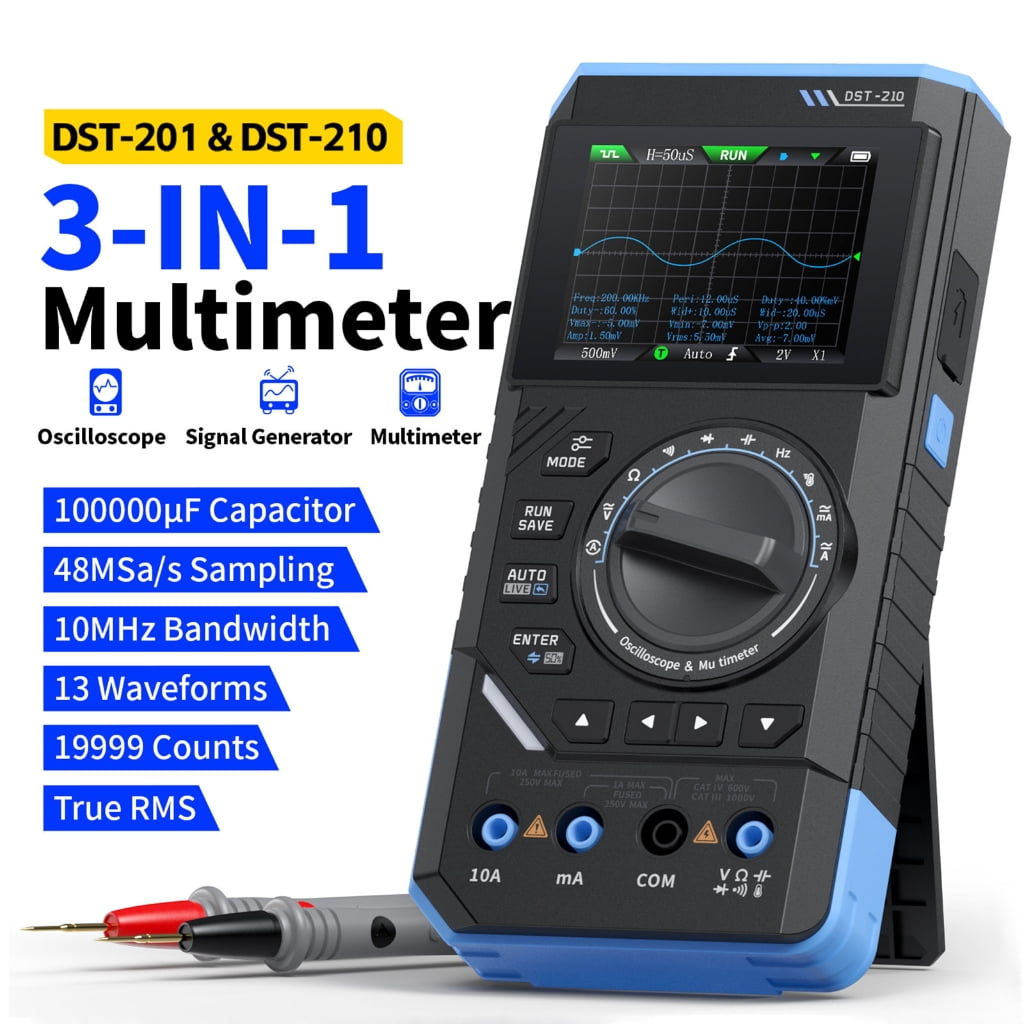 Digital Multimeter User Friendly Multimeter Offer Oscilloscope & Signal Generator Functions for Home & Industrial Use