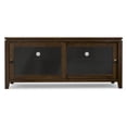 thumbnail image 3 of Simpli Home Simpli Home Cosmopolitan 48 inch Wide Solid Wood Contemporary TV Stand in Mahogany Brown For TVs up to 55 inches, 3 of 10