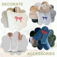 thumbnail image 7 of Uxcell Bow Iron on Patches, Cute Sew on Bows Embroidered Applique Patches Fit for Jeans Jackets Women Clothes Sapphire Blue, 7 of 7