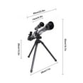 thumbnail image 3 of Telescopio astronómico para niños y adultos con buscador de estrellas y trípode. Telescopio astronómico científico infantil con trípode. Regalo para principiantes., 3 of 7