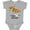 AC-Heather Grey, variant on Space Force Dinosaur Astronaut Boys or Girls Baby Bodysuit