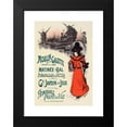 thumbnail image 2 of Anonymous 11x14 Black Modern Framed Museum Art Print Titled - Moulin De La Galette (1897), 2 of 5