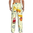 thumbnail image 3 of Xecao Heavy Equipment Men's Straight Lounge Pajama Pants: The Ultimate in Comfortable Sleepwear, 3 of 9