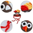 thumbnail image 5 of Christmas Pet Cat Turkey Hat Pet Knitted Cap Crochet Hat for Cats Small Dogs Thanksgiving Apparel, 5 of 9