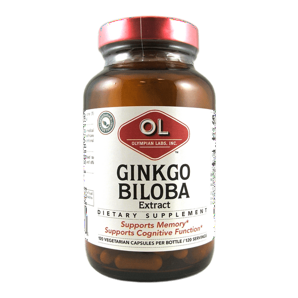 Olympian Labs Ginkgo Biloba Extract Dietary Supplement, 120 count