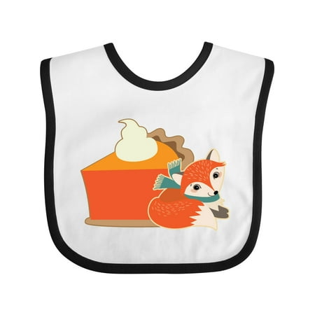 

Inktastic Thanksgiving Fox Pumpkin Pie Gift Baby Boy or Baby Girl Bib