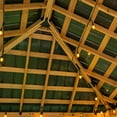 thumbnail image 6 of Backyard Discovery Barrington 14' x 12' Cedar Wood Gazebo, Galvanized Steel Roof, PowerPort, 6 of 12