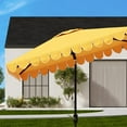 thumbnail image 5 of SAFAVIEH Venice 7.5' Market Crank Square Patio Umbrella, Yellow, 5 of 6