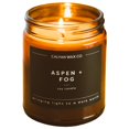 thumbnail image 4 of Calyan Wax Co. Soy Wax Candle, Aspen + Fog Scented Candle, 57 Hour Burn Time, Aromatherapy Soy Candles, Non Toxic & Vegan Soy Wax, Amber Glass Jar Scented Candles, 7.2oz, 4 of 4