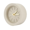 thumbnail image 2 of Reloj de mesa de cuarzo con alarma silenciosa de cemento y hormigón (batería no incluida), 2 of 10