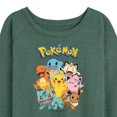 thumbnail image 3 of Pokémon - Pokémon Character Group - Women's Lightweight French Terry Long Sleeve Shirt, 3 of 5
