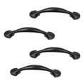 thumbnail image 1 of OULII 4 Pcs Retro Style Kitchen Handles Black For Cabinet Doors, 1 of 8