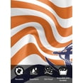 thumbnail image 7 of Anchor Orange Cloth Napkins Set of 4 Reusable Dinner Napkins, Modern Navy Blue White Striped Nautical Cocktail Napkin Washable Table Napkins for Wedding/Holiday Party/Baby Shower 20"x20", 7 of 7
