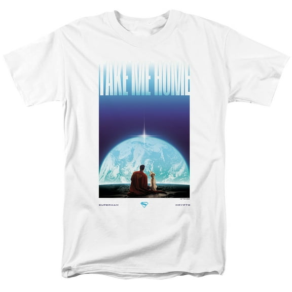 Superman 2025 Movie Krypto Earth Vertical Graphic Tee For Men & Women