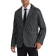 thumbnail image 4 of CHALECO DE HOMBRE INSPIRE CHIC A Rayas De Una Sola Botón Ajustado Casual Rayas Verticales 2XL Negro Blanco, 4 of 6