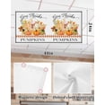 thumbnail image 7 of Fluorescent Light Covers for Ceiling Lights 1 Pack, Thanksgiving Pumpkins Fall Magnetic Ceiling Light Covers 2x4ft for Classroom Office School, Maple Leaf Black Striped Drop Ceiling Light Shade, 7 of 7