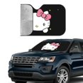 thumbnail image 4 of Windshield Sun Shade Foldable Car Front Window Sunshade For Car Suv Trucks Vans - Best Heat Shield Blocker Visor Cover Blocks Uv Rays And Keeps Your Vehicle Cool-Small, 4 of 5