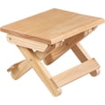 thumbnail image 1 of Yellow Cedar Wood Side Table, Superior Solid Wood Folding Design for Easy Portability, Suitable for Indoor Outdoor Use, 1 of 5