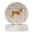 Brown, variant on Basenji Merry Christmas Large Sandstone Coasters Pack of 4 4 in x 4 in