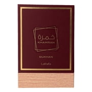 Khamrah Dukhan 3.4 Eau De Parfum Spray by Lattafa Box for Men