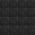 thumbnail image 2 of 337-Helena 2 ft. x 2 ft. PVC Lay-in or Glue-up Ceiling Tile in Black (40 Sq. ft. / Pack) - 10 Pieces, 2 of 2