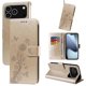 thumbnail image 2 of For iPhone 17 Pro Leather Case Butterfly Floral Imprint Wallet Stand Cover -, 2 of 5