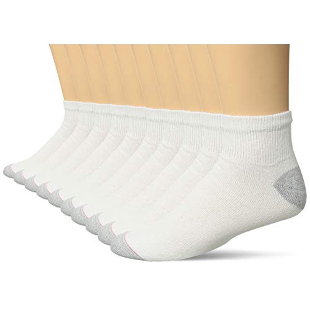 Hanes Hanes Men`s Ankle Socks (Pack of 2) 2 White
