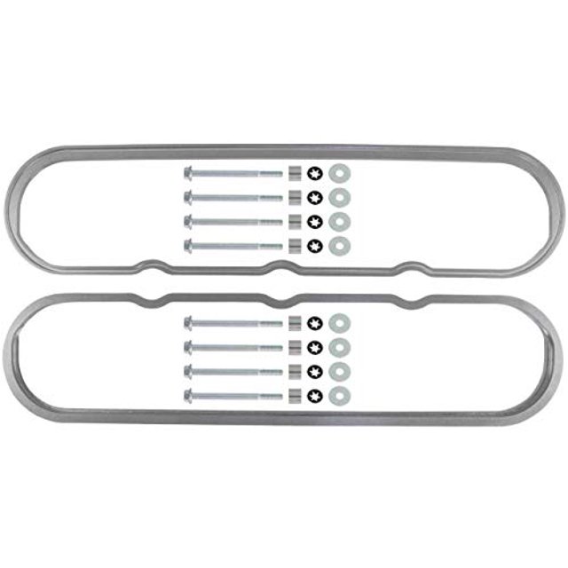 ICT Billet LS Series Valve Cover Spacer Billet LS1 LS2 LS3 LS7 LSX 3/8" .375 for Tall Mount Roller Rocker Clearance Spacer Compatible with Chevy LS 1997-up 551641-3