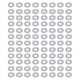 thumbnail image 2 of 150Pcs Flat Washers Assortment Kit A2?70 Stainless Steel Bolts Washer Replacement DIN125M2, 2 of 5