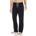 thumbnail image 3 of Hanes Men's Solid Knit Sleep Pant with Pockets and Drawstring, Black, Medium, 3 of 6