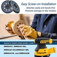 thumbnail image 5 of 2 Packs For Dewalt Dwe64233 & N329079 Orbital Sander Replacement Pad, 5 Inch 8 Hole Hook And Loop Sanding Disc Backing Pads, Compatible With Dwe6421-b, 5 of 5