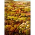 thumbnail image 2 of Hulsey 15x18 Gold Ornate Wood Framed with Double Matting Museum Art Print Titled - Mediterranean Countryside, 2 of 4