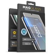 Magglass Samsung Galaxy S21 Tempered Glass Screen Protector (Fingerprint Sensor Compatible) Anti-Bubble UHD Clear Screen Guard (Case Compatible)