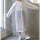 thumbnail image 4 of Chubasquero de 3 piezas Naiovety para niños impermeable para senderismo y acampada Poncho de EVA Violeta, 4 of 6